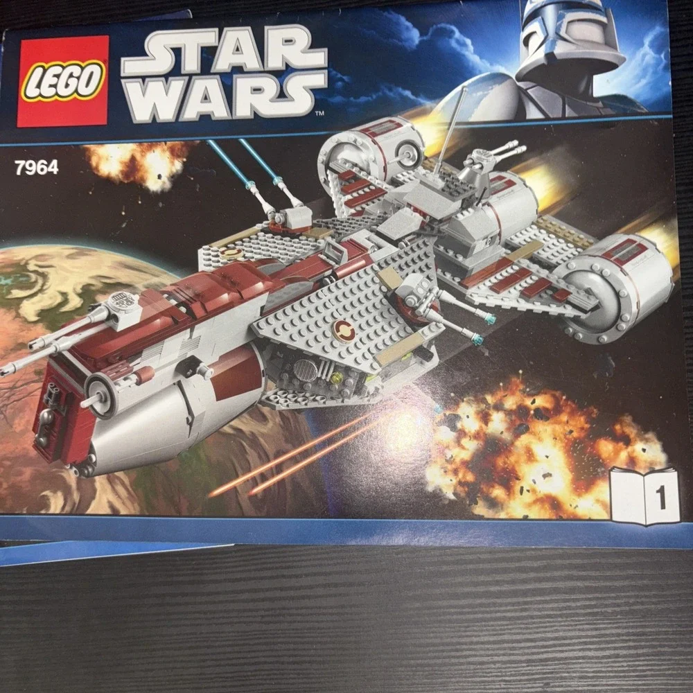 LEGO Instruction Books Manual 1-2  7964 Republic Frigate Star Wars Instructions